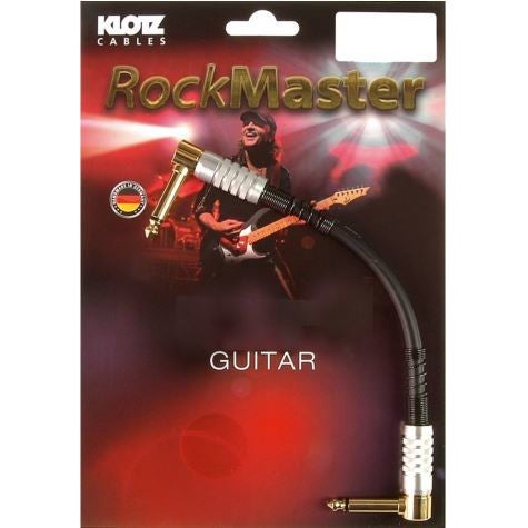 Klotz MJPC20 Rockmaster Right-Angled Jack Patch Cable, 20cm Klotz MJPC20 Rockmaster Right-Angled Jack Patch Cable, 20cm von Klotz