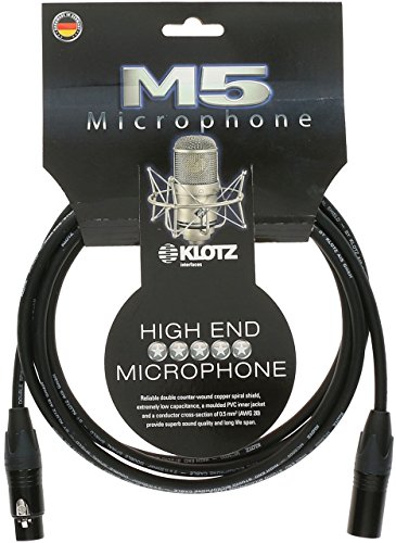 Klotz Mikrofonkabel 15 m XLR M5 Neutrik – Mikrofonkabel von Klotz