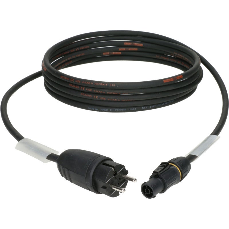 Klotz PT1-SFG0020 1.5 mm² PowerTwist to Schuko TR1 Power Cable, 2m Klotz PT1-SFG0020 1.5 mm² PowerTwist to Schuko TR1 Power Cable, 2m von Klotz
