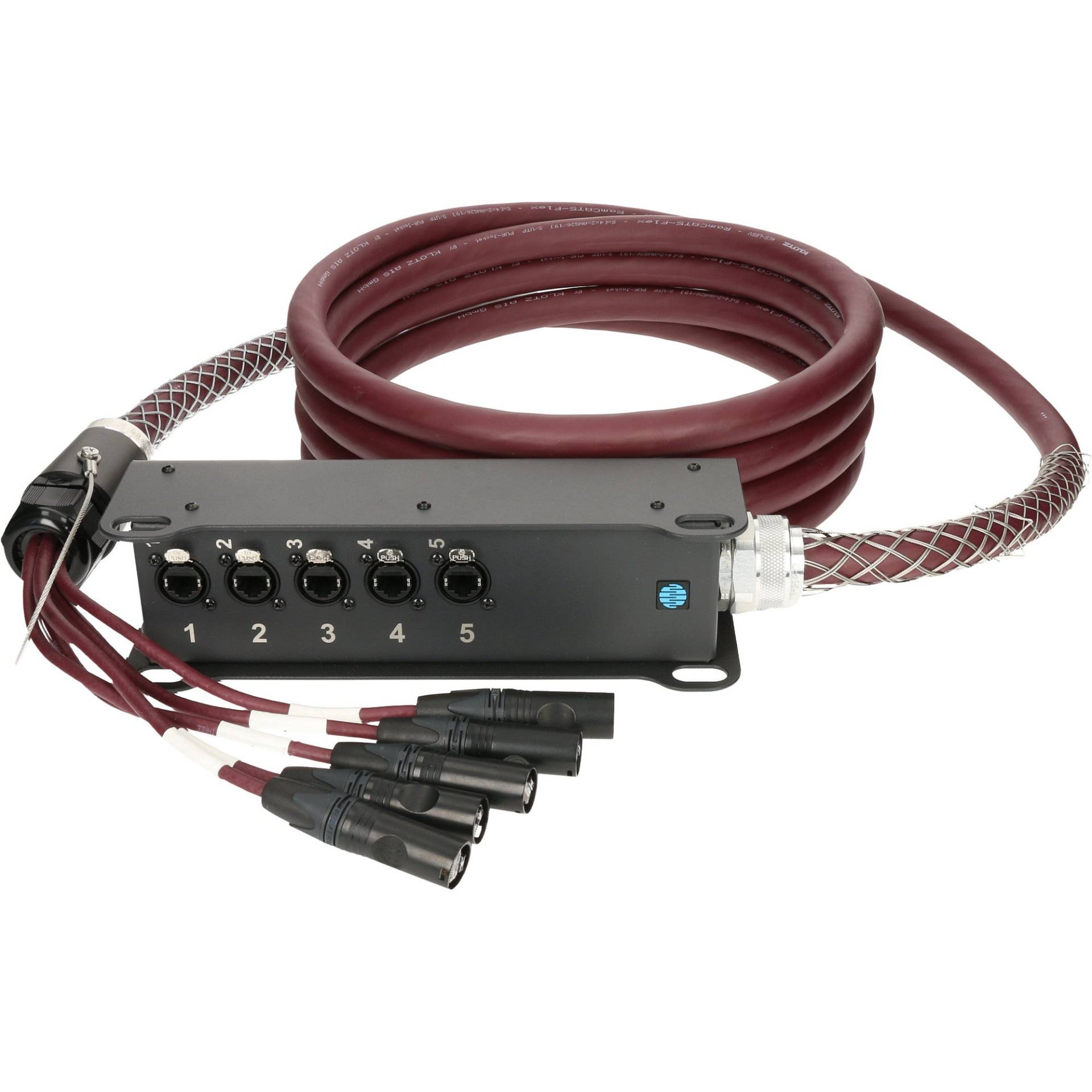 Klotz RC-EBE250V-6A Heavy Duty 5-fold network multicore system, 25 m Klotz RC-EBE250V-6A Heavy Duty 5-fold network multicore system, 25 m von Klotz