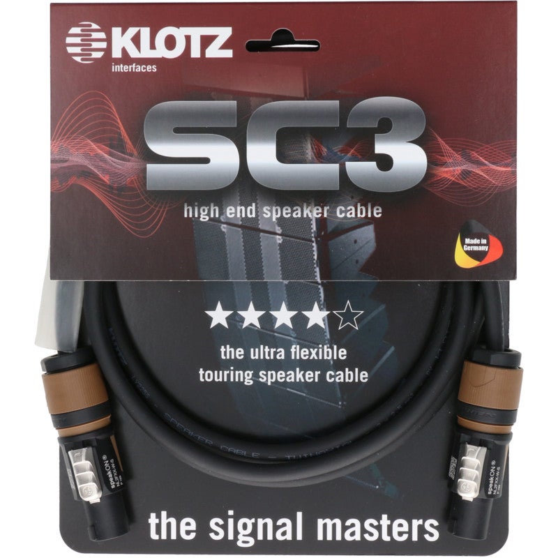 Klotz SC3-L2FF0300 2x 2.5mm² Ultra-Flexible Speaker Cable, 3m Klotz SC3-L2FF0300 2x 2.5mm² Ultra-Flexible Speaker Cable, 3m von Klotz