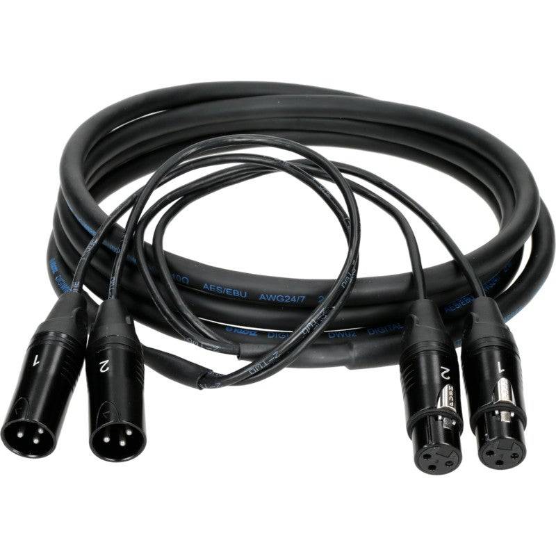 Klotz SUC02-X3L 2-Channel 3p F/M XLR Universal Loom, 25m von Klotz