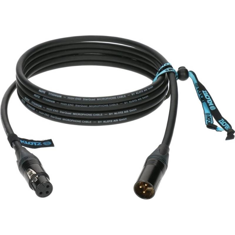 Klotz TI-M1000 Titanium StarQuad XLR Cable, 10m von Klotz