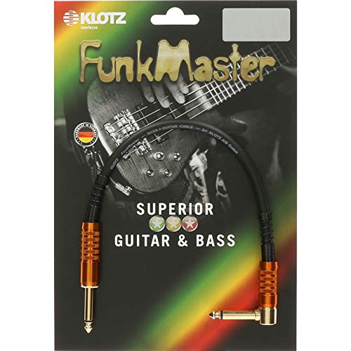 Klotz TMPR-0060 Stevens FunkMaster Pedal Patcher 0,6m Mono-Patchkabel von Klotz