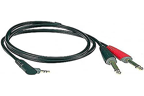 Klotz Y-Kabel 2 m Klinke 3,5 Angled Ay5A0200 von Klotz