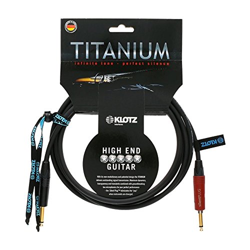 TITANIUM supreme gitarren kabel mit Silentplug (3) von Klotz