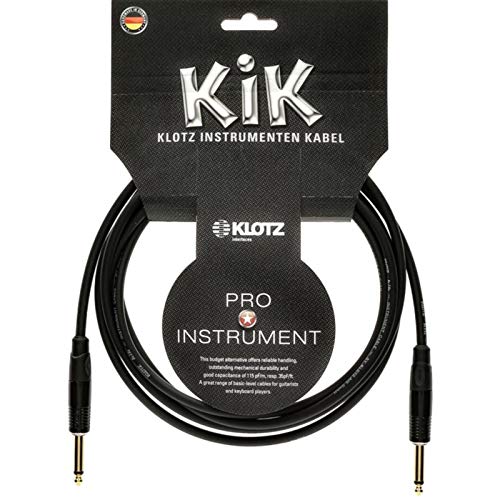 pro instrumenten kabel mit metall klinke von KLOTZ (4,5, schwarz) von Klotz