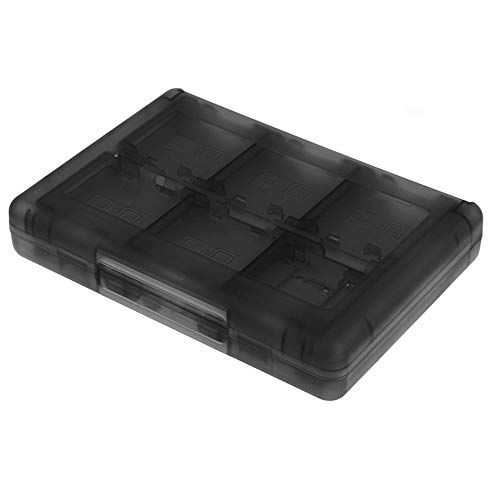 KlsyChry 28 in 1 Game Card Case Halter Cartridge Box für Nintendo DS 3DS-Spiele (Schwarz) von KlsyChry