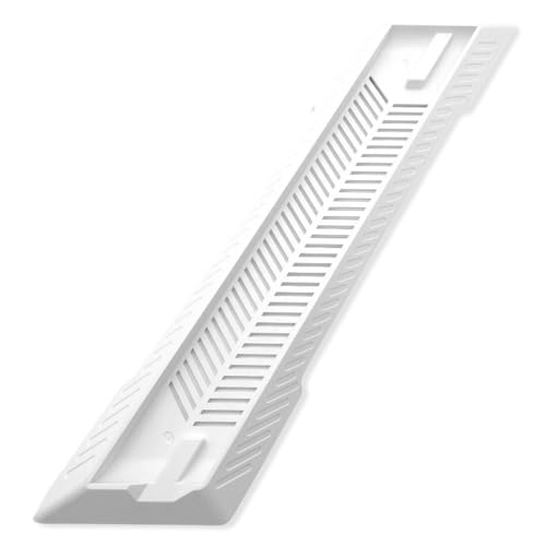 KlsyChry PS4 Slim Standfuß Vertical Stand für Playstation 4 Slim, mit Stabiler Fuß und Lüftungsschlitzes Design zur sichere Aufbewahrung der Konsole(Weiß) von KlsyChry