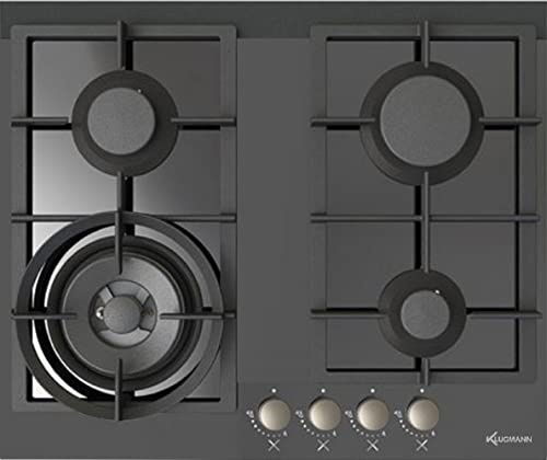 Gaskochfeld, Gaskocher 4 flammig Klugmann, hochwertig Vitroceramic nicht Glas! WOK-Brenner 4,0 kW und WOK-Aufsatz Gratis! Herstellungsland Italien, Automatische Gasabschaltung, Drehknöpfe aus Metall Gaskochfeld, Gaskocher 4 flammig Klugmann, hochwertig Vitroceramic nicht Glas! WOK-Brenner 4,0 kW und WOK-Aufsatz Gratis! Herstellungsland Italien, Automatische Gasabschaltung, Drehknöpfe aus Metall von Klugmann