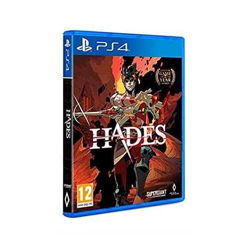 Sony PS4 Spiel Hades Case, Schwarz, Geometrisch, Kunstleder, Unisex, FFP Zertifiziert, Nicht wasserdicht, Videospiel, Hades, Konsolenkompatibel von Kluso