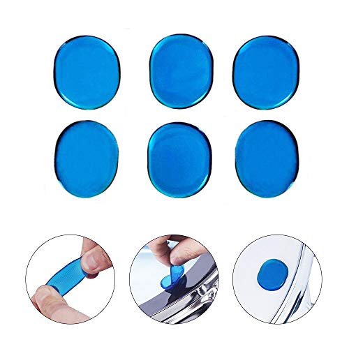 Dämpfer Pads 6stk Trommel Gel Pads Silikon für Schlagzeug Klangregelung Snare Drum Floor Tom Blau von KnR Harmony