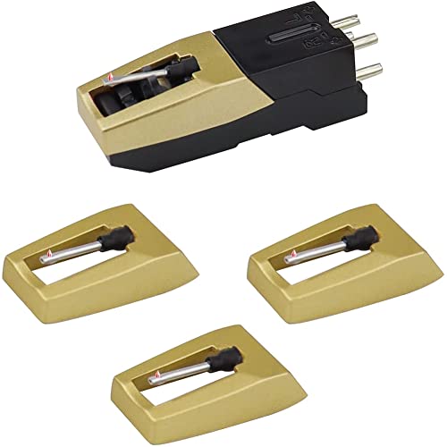 Knadgbft Plattenspieler Nadel, Verbesserte Plattenspieler mit Diamant Stylus für, ION, LP von Knadgbft