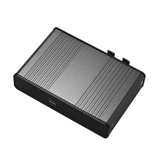 Knadgbft USB 6 Kanal 5.1/7.1 Surround Externe Soundkarte PC Laptop Desktop Tablet Audio Optische Adapterkarte Einfache Installation (Schwarz) von Knadgbft