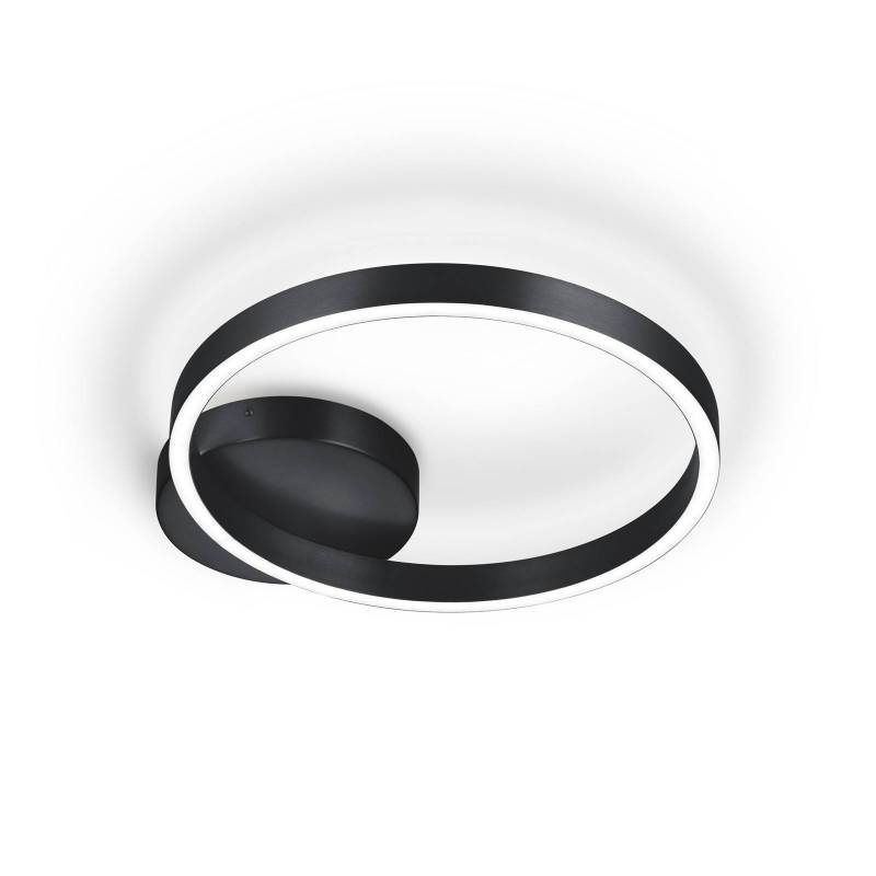LED-Deckenleuchte Anel-40, schwarz, direkt/indirekt von Knapstein
