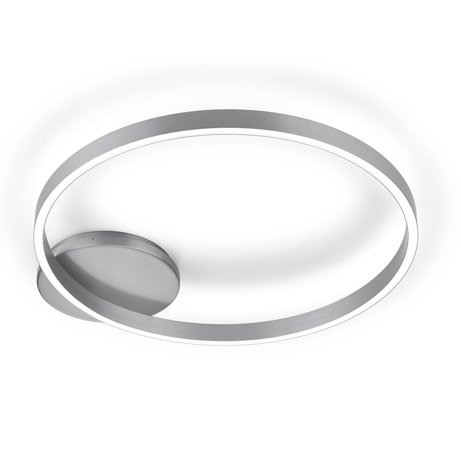 LED-Deckenleuchte Anel-60, nickel matt, up & down LED-Deckenleuchte Anel-60, nickel matt, up & down von Knapstein