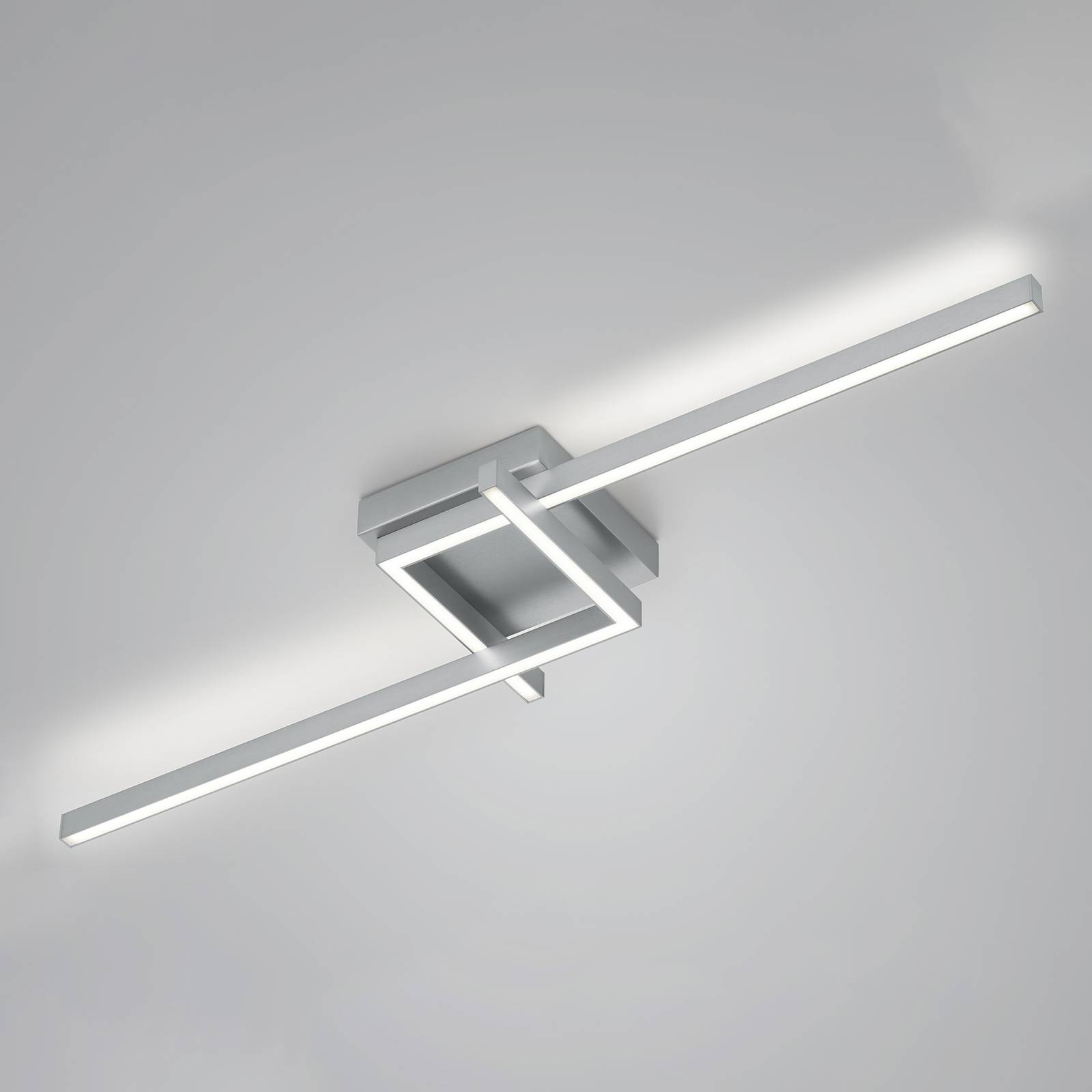 LED-Deckenleuchte Frida, 112x30cm, nickel matt LED-Deckenleuchte Frida, 112x30cm, nickel matt von Knapstein