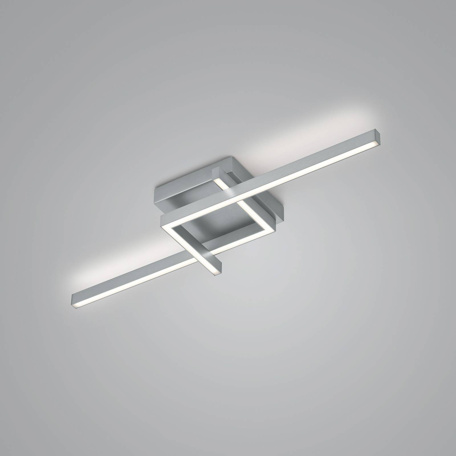LED-Deckenleuchte Frida, 84x24cm, nickel matt LED-Deckenleuchte Frida, 84x24cm, nickel matt von Knapstein
