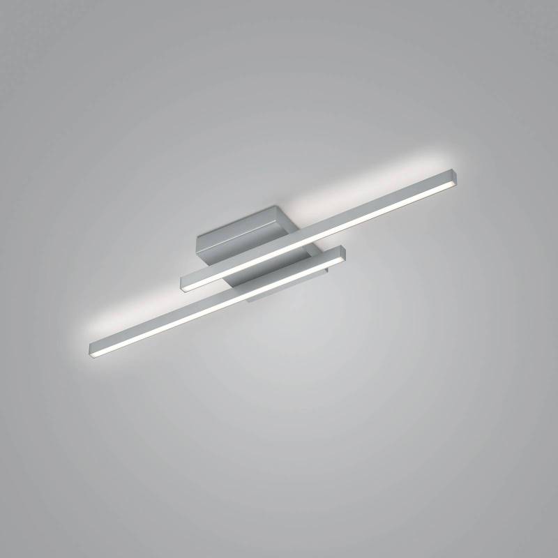 LED-Deckenleuchte Nuri up/down 2-flammig nickel von Knapstein
