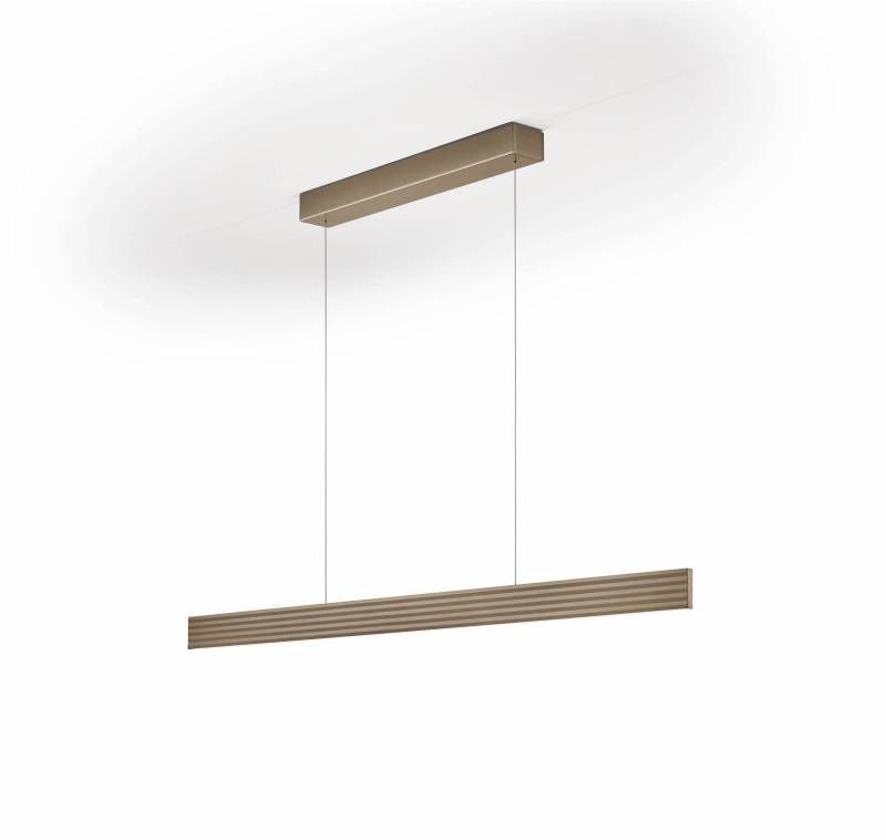 LED-Hängeleuchte Fara, up/down, Länge 132cm bronze von Knapstein