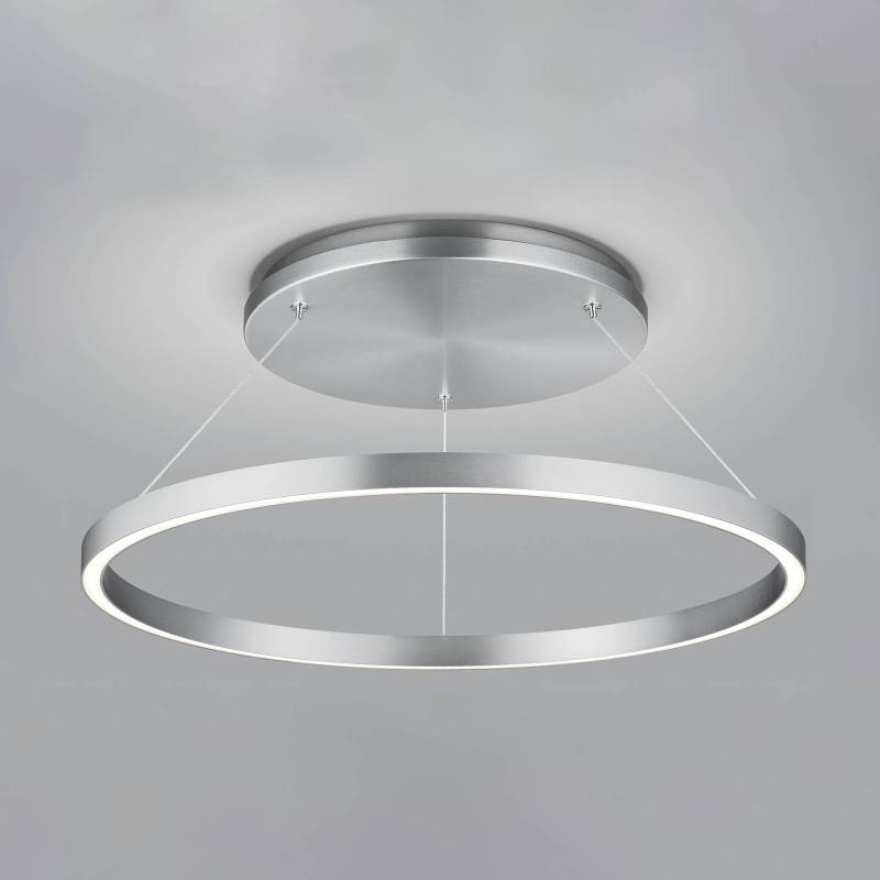 LED-Hängeleuchte Lisa-D, ringförmig, nickel matt von Knapstein