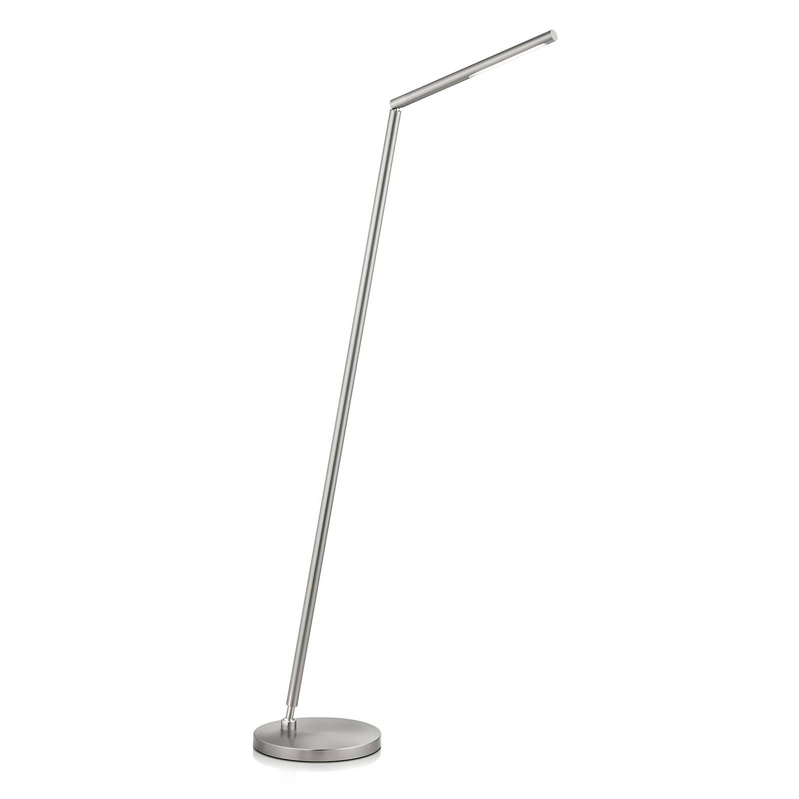 LED-Stehlampe Dina-S nickel matt, Gestensteuerung LED-Stehlampe Dina-S nickel matt, Gestensteuerung von Knapstein