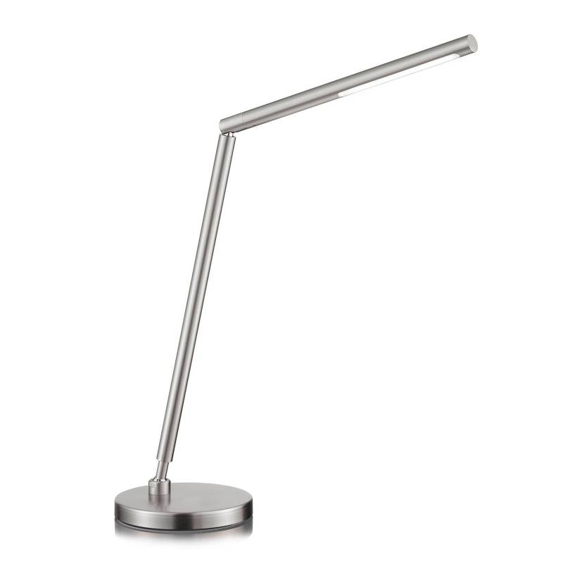 LED-Tischlampe Dina-T nickel matt, Gestensteuerung von Knapstein