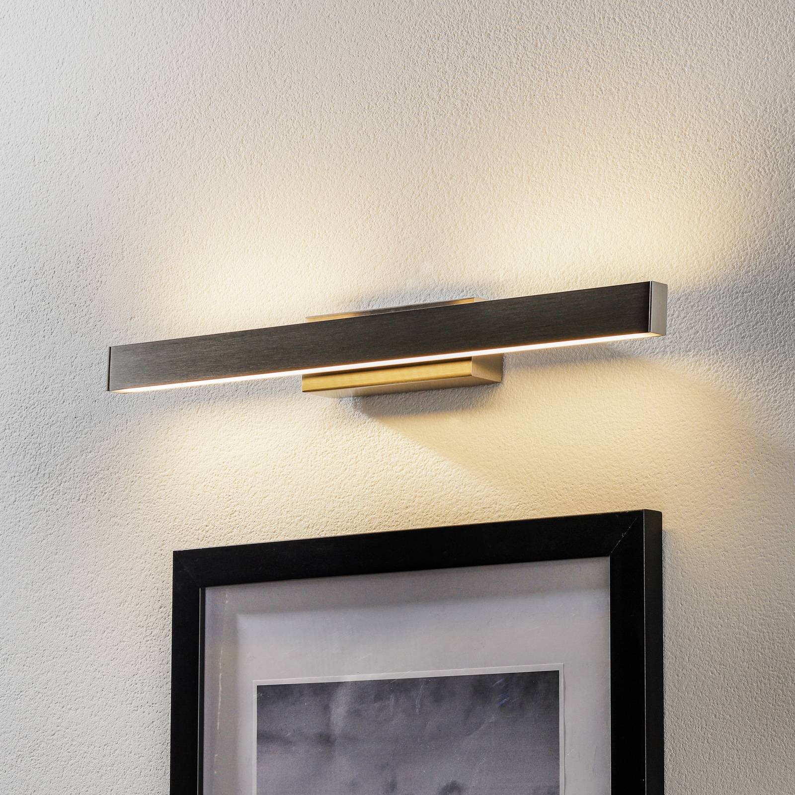 LED-Wandleuchte Linn, dimmbar, nickel matt LED-Wandleuchte Linn, dimmbar, nickel matt von Knapstein