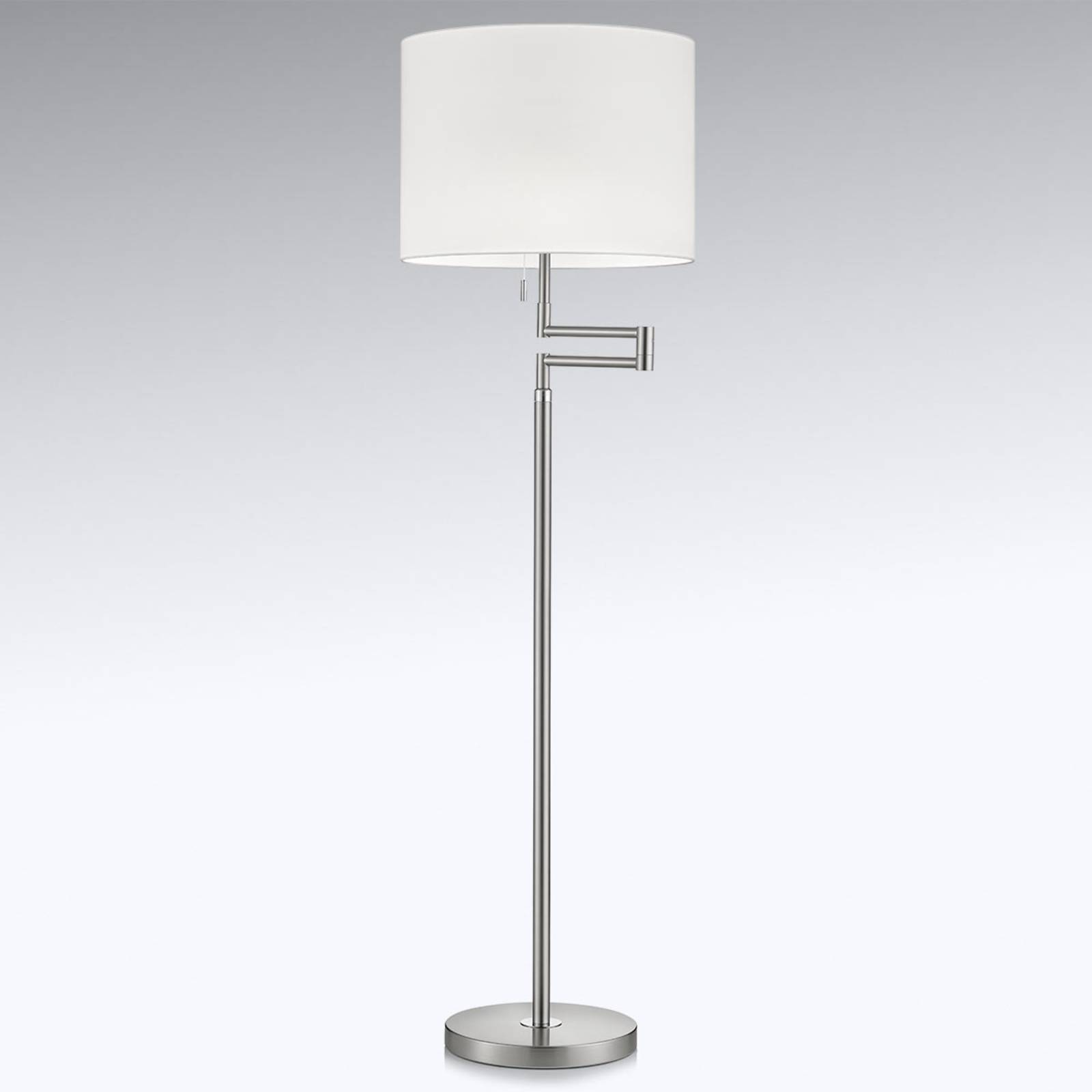 Stehleuchte Lilian, LED-Dimmer, nickel matt/chrom Stehleuchte Lilian, LED-Dimmer, nickel matt/chrom von Knapstein