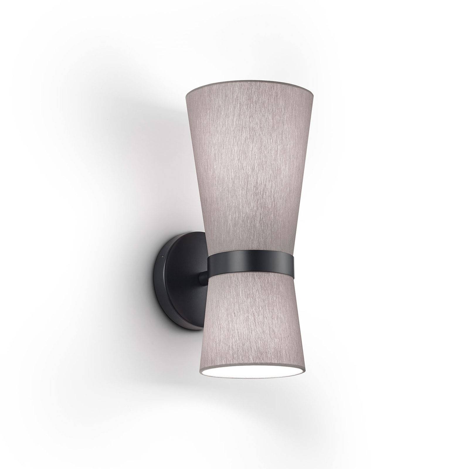 Wandlampe Yuna-W schwarz/foggy grey, beweglich Wandlampe Yuna-W schwarz/foggy grey, beweglich von Knapstein