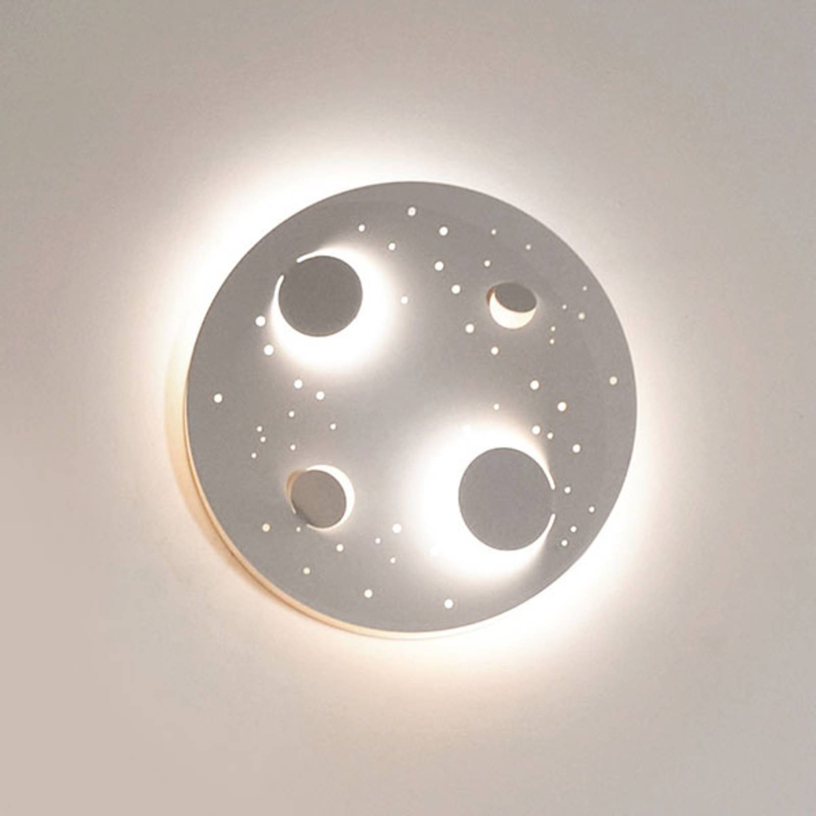 Knikerboker Buchi LED-Wandlampe Ø 40cm weiß Knikerboker Buchi LED-Wandlampe Ø 40cm weiß von Knikerboker