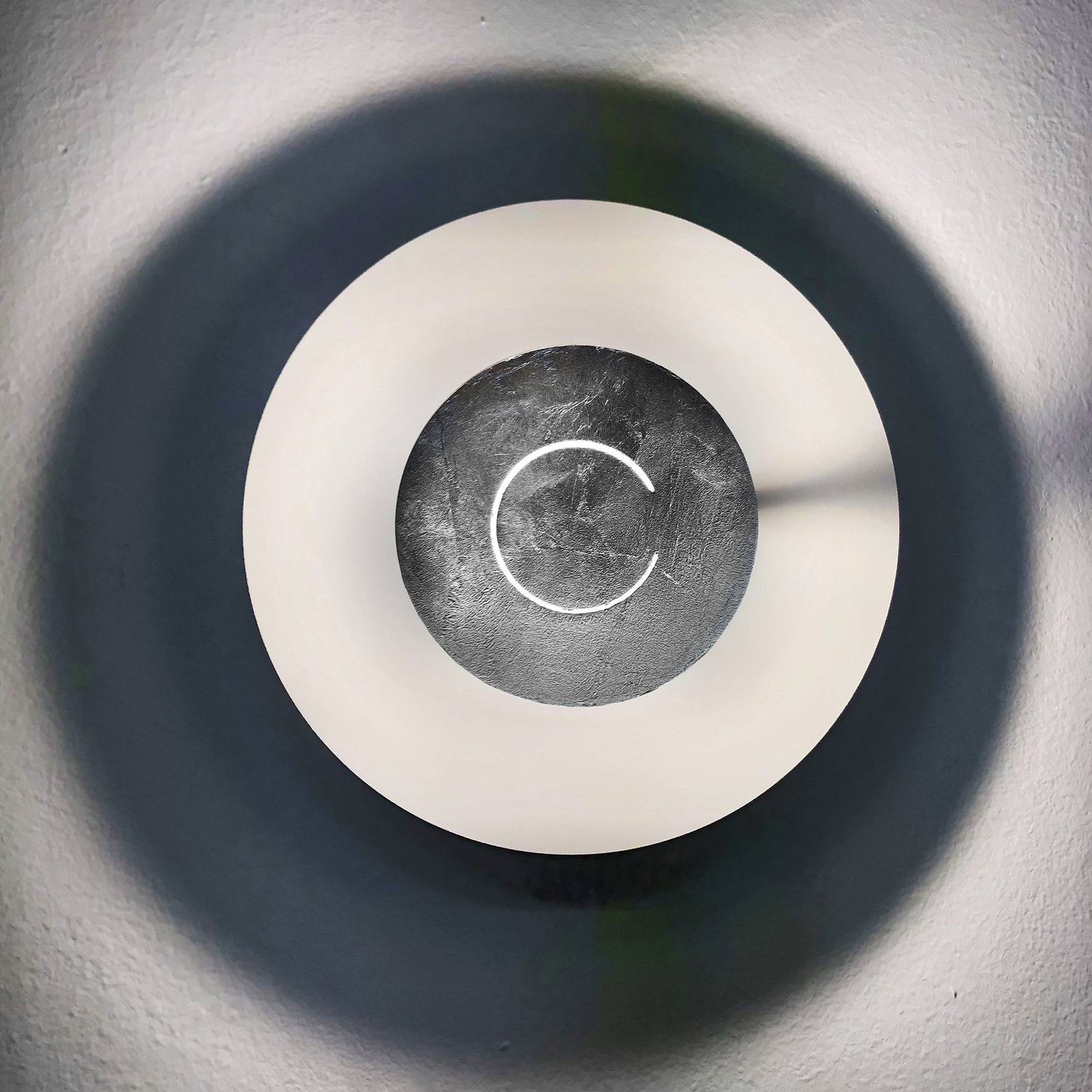 Knikerboker DoppioZero Wandlampe weiß/blattsilber Knikerboker DoppioZero Wandlampe weiß/blattsilber von Knikerboker