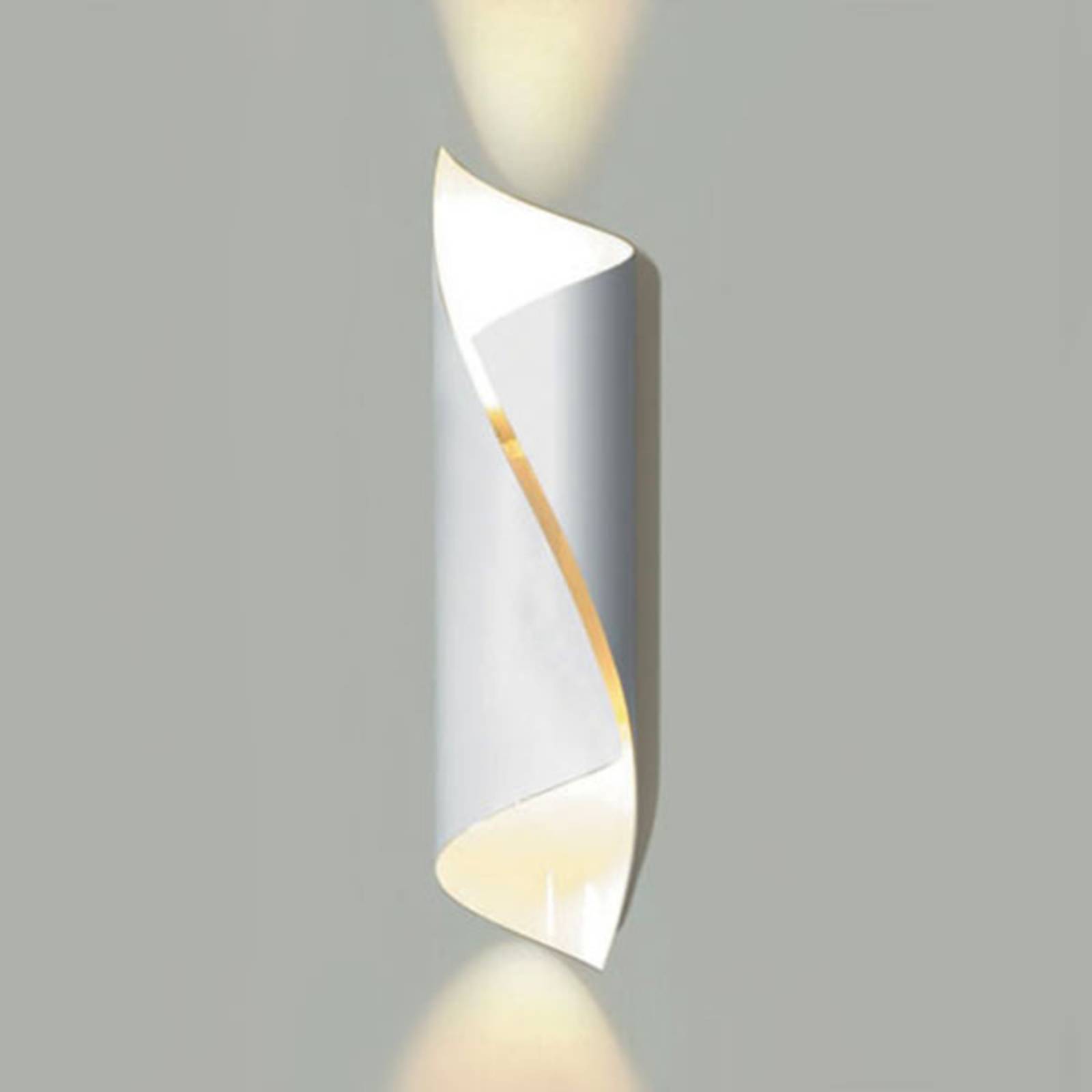 Knikerboker Hué LED-Wandleuchte Höhe 54 cm weiß Knikerboker Hué LED-Wandleuchte Höhe 54 cm weiß von Knikerboker