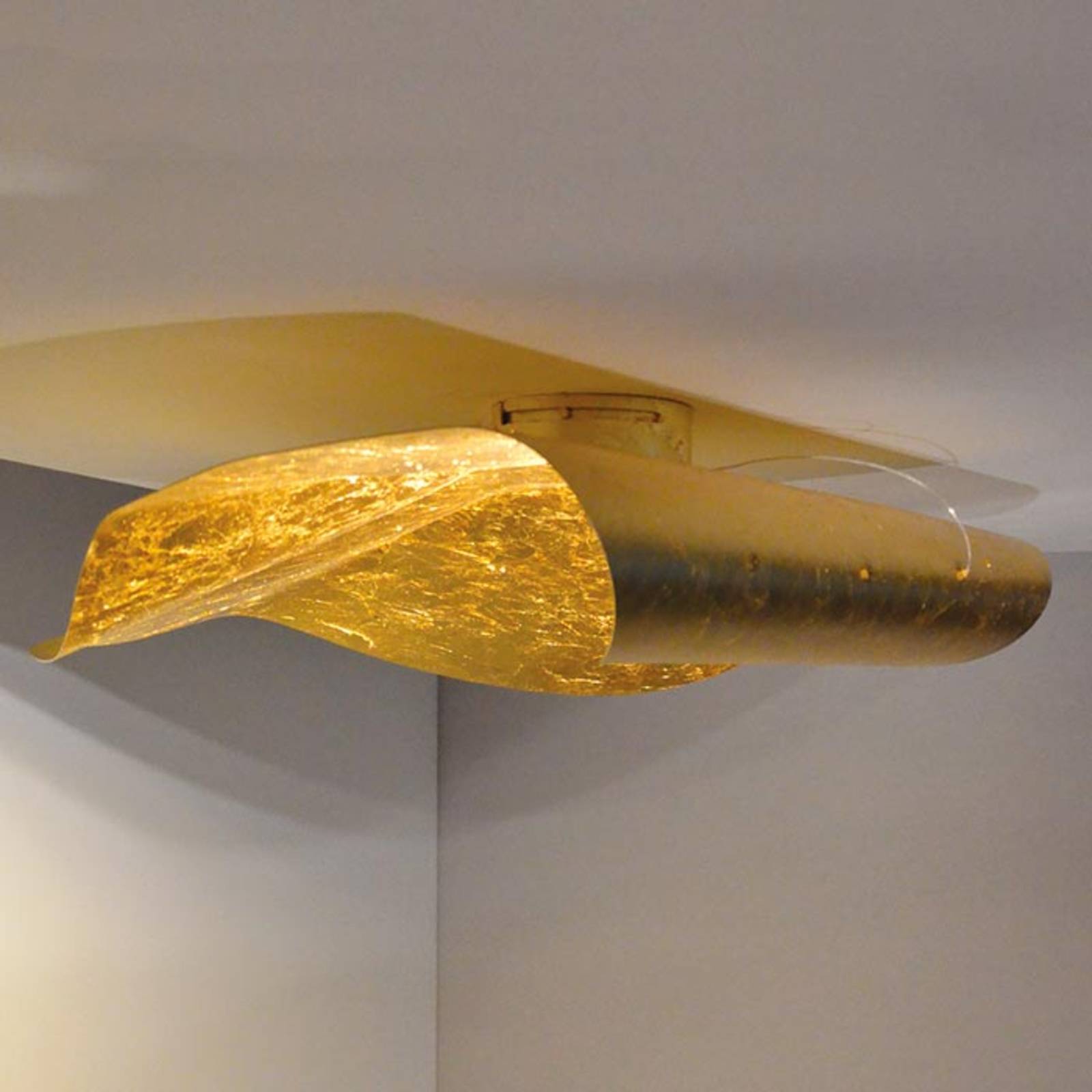 Knikerboker Non So - LED-Deckenlampe 75 cm, gold Knikerboker Non So - LED-Deckenlampe 75 cm, gold von Knikerboker
