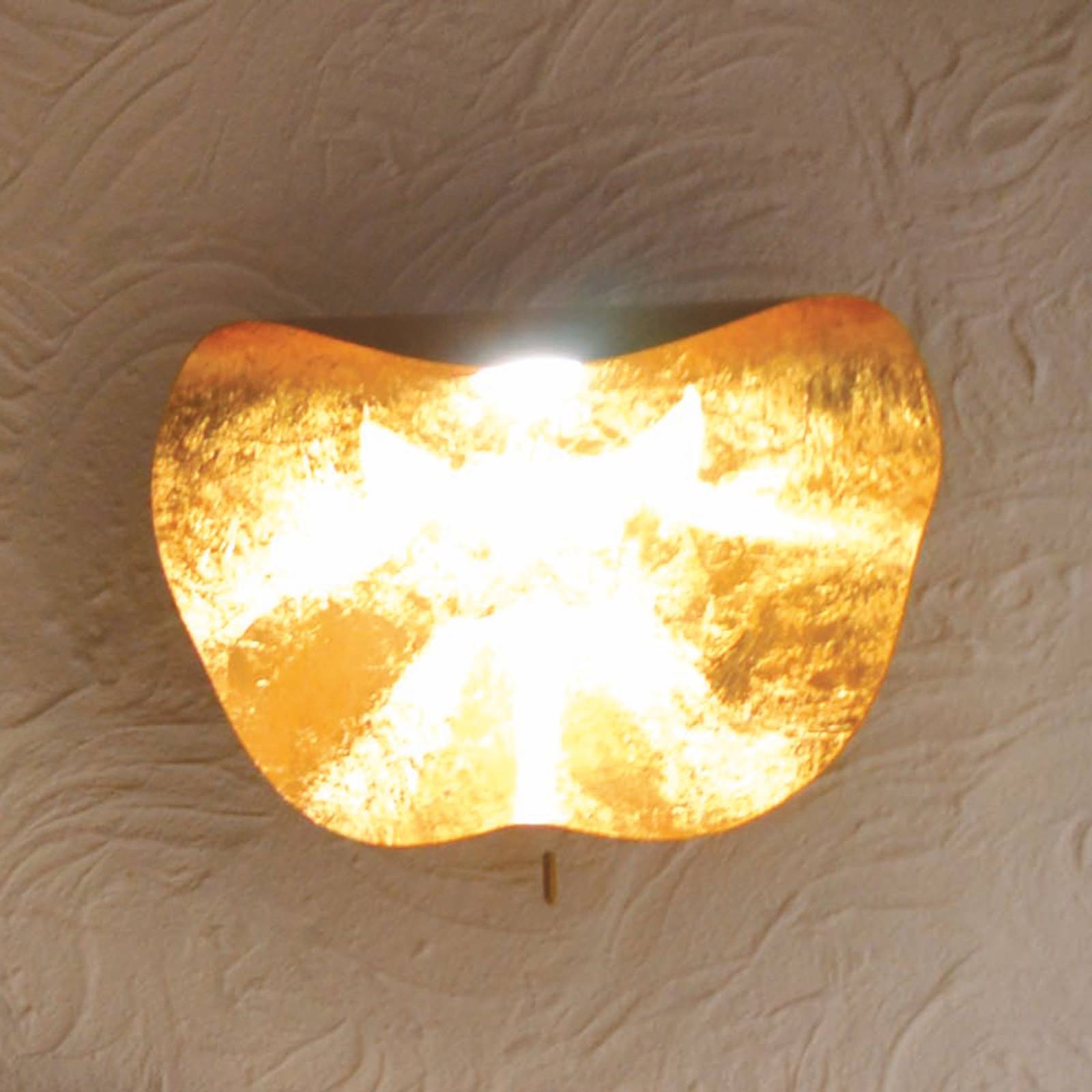 Knikerboker Non So LED-Wandleuchte blattgold Knikerboker Non So LED-Wandleuchte blattgold von Knikerboker