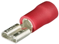 FLACHSTECKER ROT ISOLIERT 28 MM STECKERBREITE FÜR 05 - 10 MM² (100 STK.) von Knipex-Werk