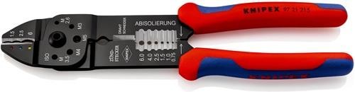 Knipex Crimpzange L.230mm 0,5-6 (AWG 20-10) mm² Knipex-Werk 97 21 215 von Knipex-Werk