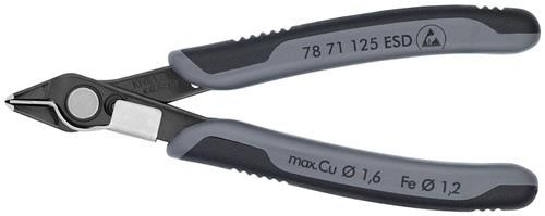 Knipex Elektronik-Seitenschneider Super-Knips® L.125mm Form 7 Facette nein von Knipex-Werk