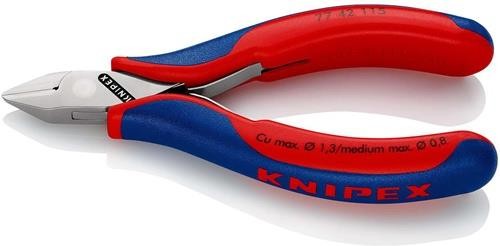 Knipex Elektronikseitenschneider L.115mm Form 4 Facette nein 2K-Hülle Knipex Elektronikseitenschneider L.115mm Form 4 Facette nein 2K-Hülle von Knipex-Werk