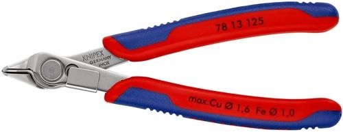 Knipex Elektronikseitenschneider Super-Knips® INOX L.125mm Form 1 Facette nein von Knipex-Werk