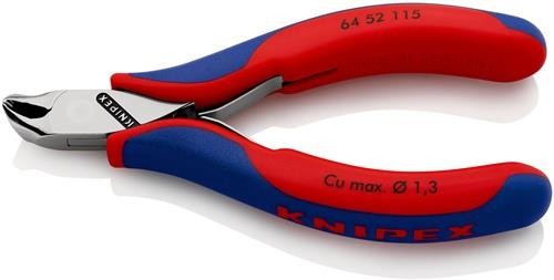 Knipex Elektronikvornschn.L.115mm Form 5 Facette nein Knipex Elektronikvornschn.L.115mm Form 5 Facette nein von Knipex-Werk