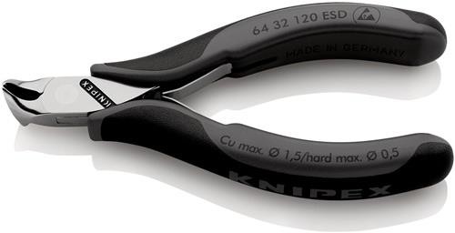 Knipex Elektronikvornschn.L.120mm Form 3 Facette ja,kleine spiegelpol. Knipex Elektronikvornschn.L.120mm Form 3 Facette ja,kleine spiegelpol. von Knipex-Werk