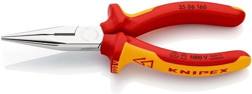 Knipex Flachrundzange DIN ISO 5745 L.160mm flach/rund ger.Mehrkomp.-Hülle VDE Knipex Flachrundzange DIN ISO 5745 L.160mm flach/rund ger.Mehrkomp.-Hülle VDE von Knipex-Werk