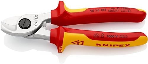 Knipex Kabelschere L.165mm Kopf verchr.VDE Mehrkomp.-Hüllen Form 1 Knipex-Werk Knipex Kabelschere L.165mm Kopf verchr.VDE Mehrkomp.-Hüllen Form 1 Knipex-Werk von Knipex-Werk