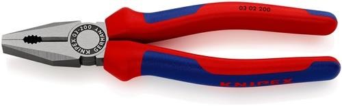 Knipex Kombizange L.200mm pol.Mehrkomp.-Hülle Knipex-Werk 03 02 200 von Knipex-Werk
