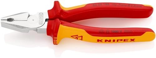 Knipex Kraftkombizange L.180mm verchr.Mehrkomp.-Hüllen VDE Knipex-Werk Knipex Kraftkombizange L.180mm verchr.Mehrkomp.-Hüllen VDE Knipex-Werk von Knipex-Werk