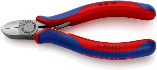 Knipex Seitenschneider L.125mm Form 2 Facette nein Kopf pol.Mehrkomp.-Hüllen Knipex Seitenschneider L.125mm Form 2 Facette nein Kopf pol.Mehrkomp.-Hüllen von Knipex-Werk