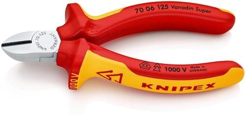 Knipex Seitenschneider L.125mm VDE Mehrkomp.-Hüllen Knipex-Werk 70 06 125 Knipex Seitenschneider L.125mm VDE Mehrkomp.-Hüllen Knipex-Werk 70 06 125 von Knipex-Werk