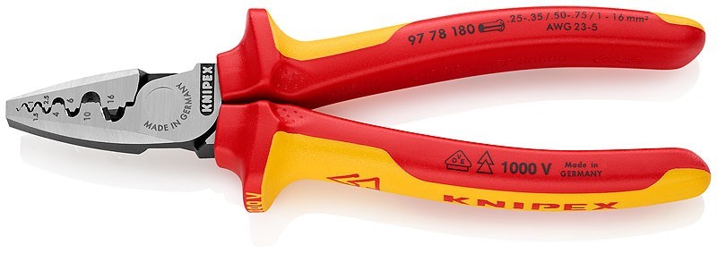 Knipex-Werk Crimpzange 97 78 180 Knipex-Werk Crimpzange 97 78 180 von Knipex-Werk