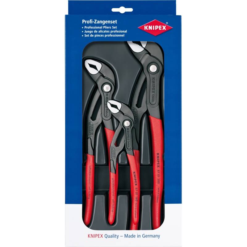 Cobra-Paket 00 20 09 V02, Zangen-Set von Knipex